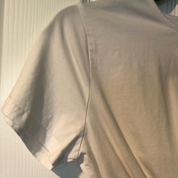 Society Addict White Crop Top Size Medium Twist Front - Picture 5 of 7